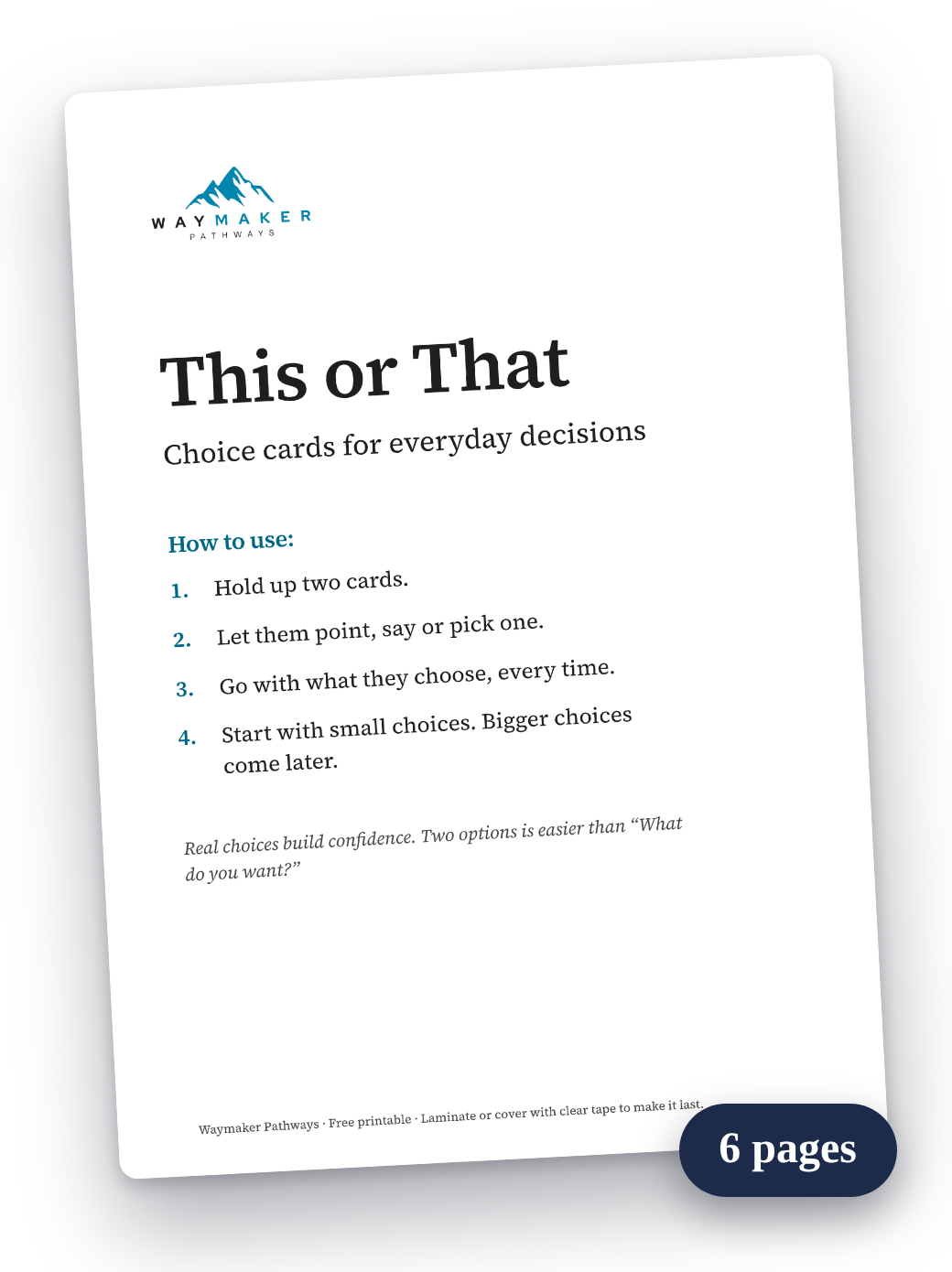Cover of This or That Choice Cards